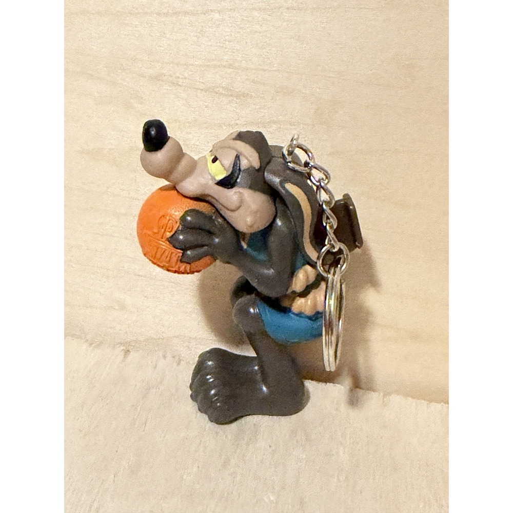 Wile E. Coyote Looney Toons Upcycled Keychain